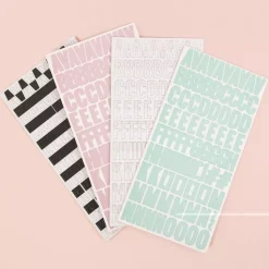 Abecedario Adhesivo Foam Mint Craftelier