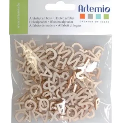 Abecedario de madera 162 piezas