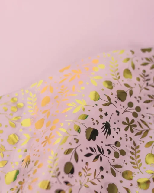 Acetato Foil Dorado Nuestros Caminos Johanna Rivero 30x30cm