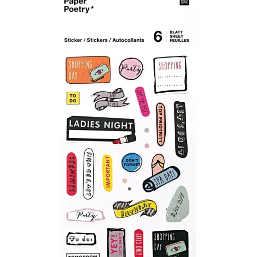 Agenda stickers Summer Organization Rico