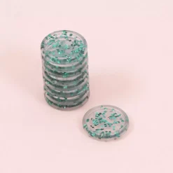 Anillas de Disco Glitter S Sirena Craftelier