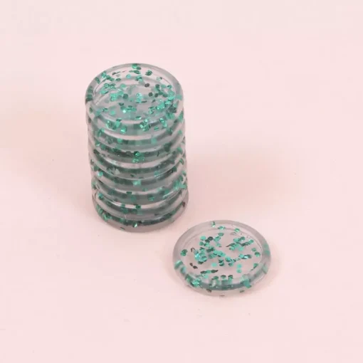 Anillas de Disco Glitter S Sirena Craftelier