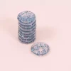 Anillas de Disco Glitter S Azul Craftelier