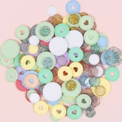 Anillas de Disco L Blanco Craftelier