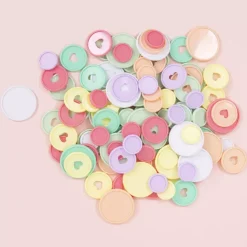 Anillas de Disco M Turquesa Craftelier