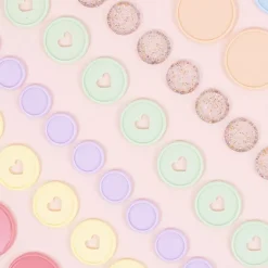 Anillas de Disco S Rosa Craftelier