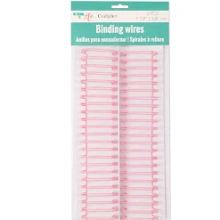Anillas para encuadernar Baby Pink 1.5" Craftelier