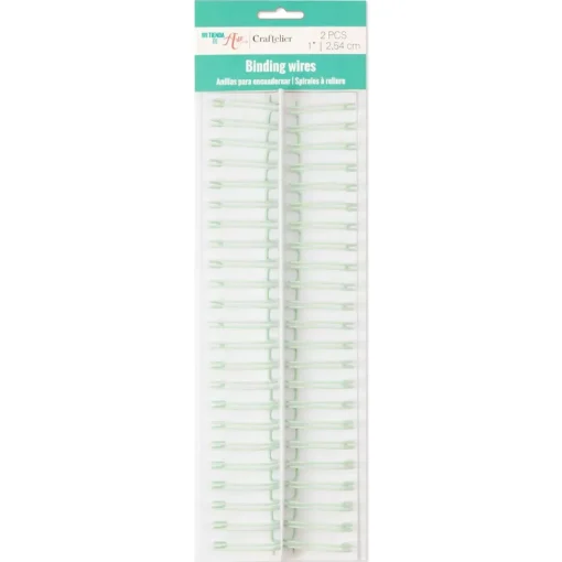 Anillas para encuadernar Mint 1" Craftelier