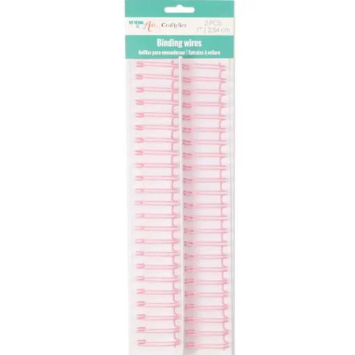 Anillas para encuadernar Baby Pink 1" Craftelier