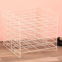 Bandeja para Papeles con Seis Estantes Blanco Craftelier