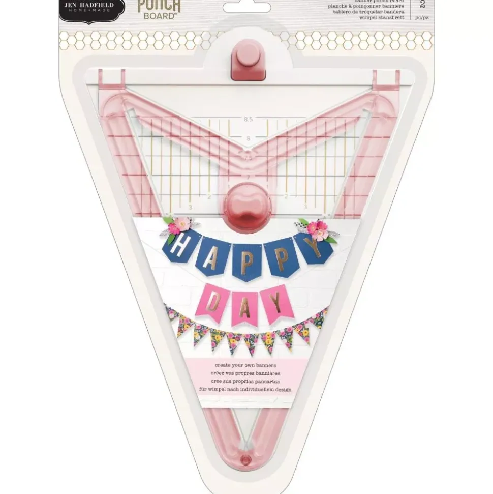 Base para banderines Banner Punch Board Jen Hadfield We R