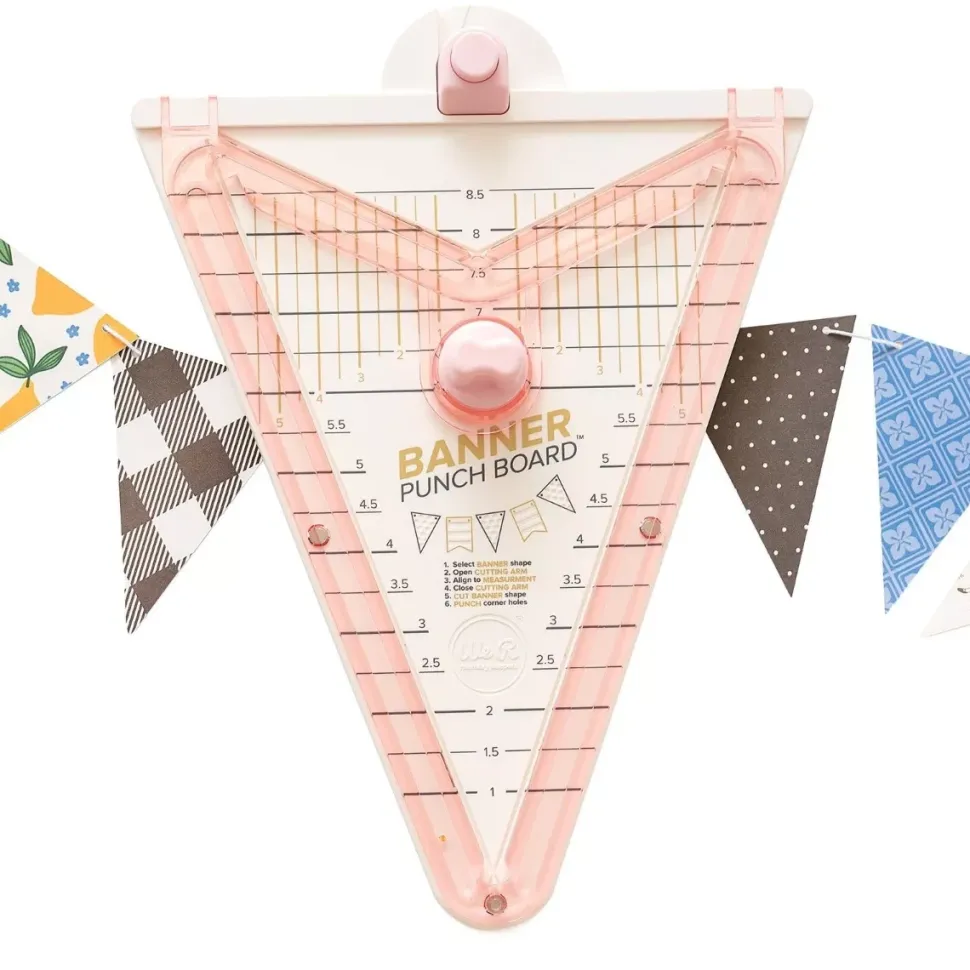 Base para banderines Banner Punch Board Jen Hadfield We R