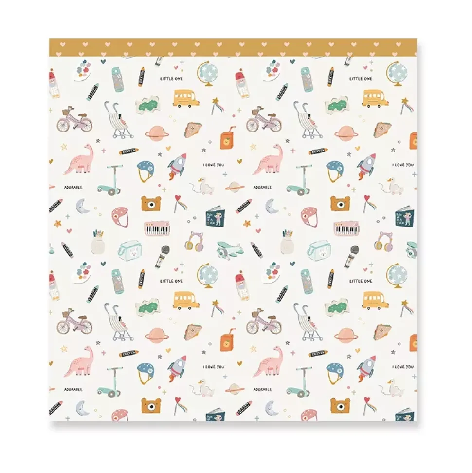 Bloc 24 papeles Little M Lora Bailora 30x30cm