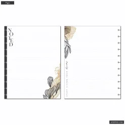Bloque de Hojas Big Gold & Black Happy Planner