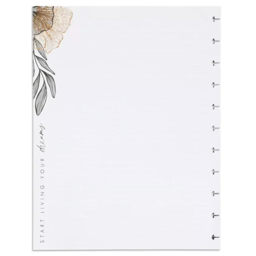 Bloque de Hojas Big Gold & Black Happy Planner