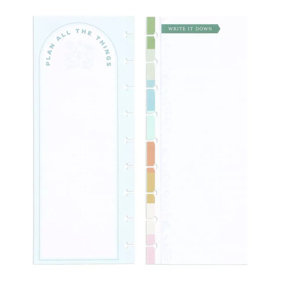 Bloque de hojas Folded Woodland Charm Classic Happy Planner