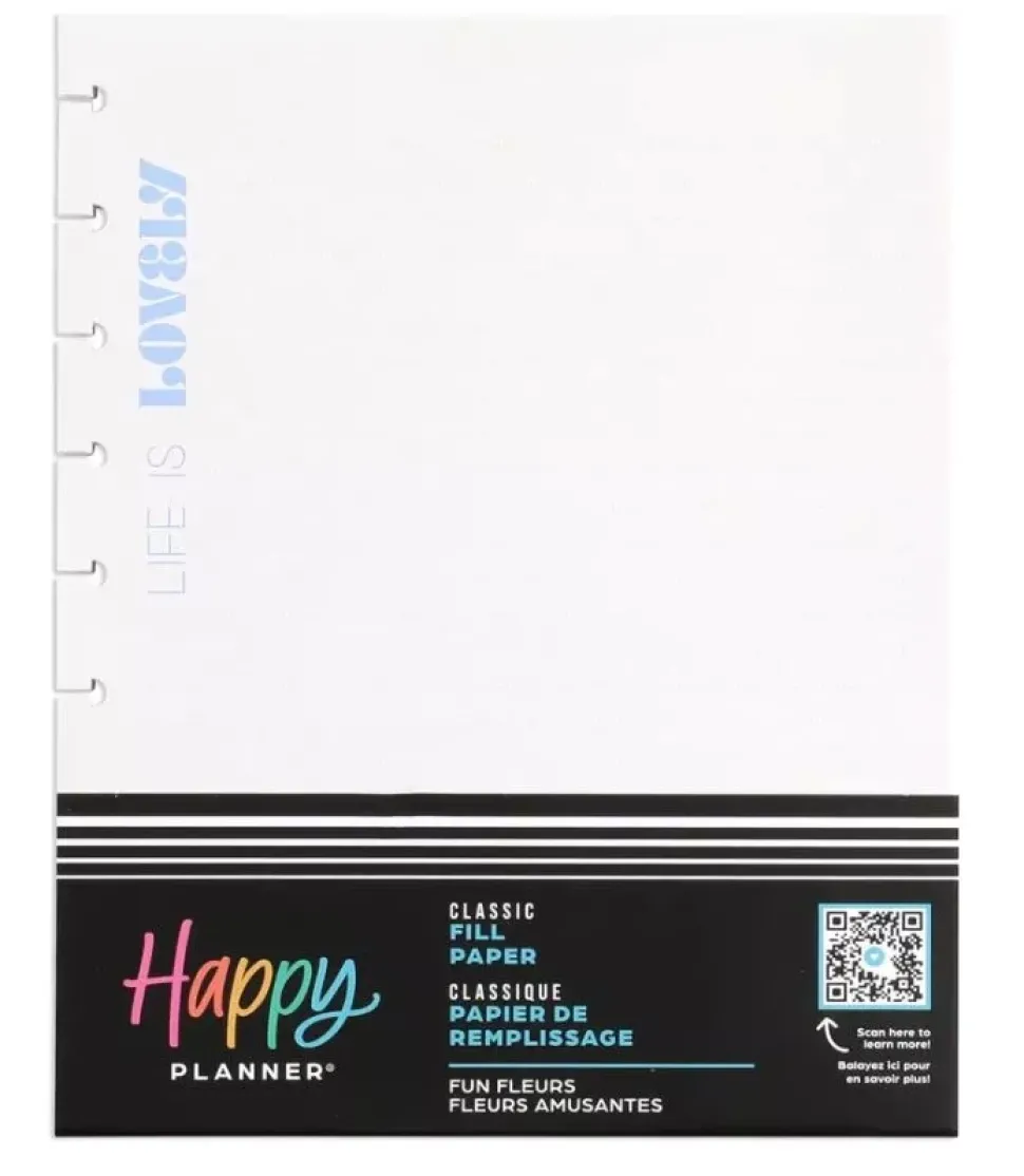 Bloque de hojas Fun Fleurs Classic Happy Planner