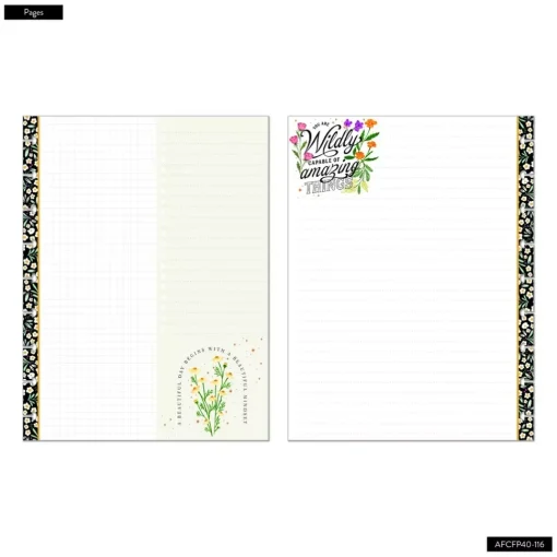 Bloque de hojas Moody Blooms Classic Happy Planner