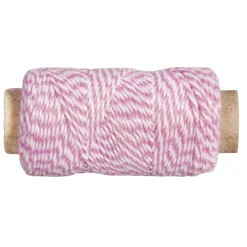 Bobina Cordón Rosa y Blanco Rayher