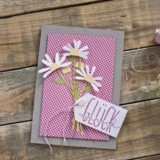 Bobina Cordón Rosa y Blanco Rayher