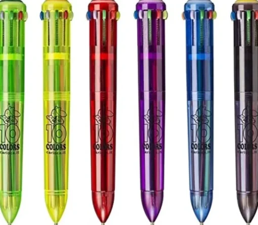 Bolígrafo 10 colores Carioca