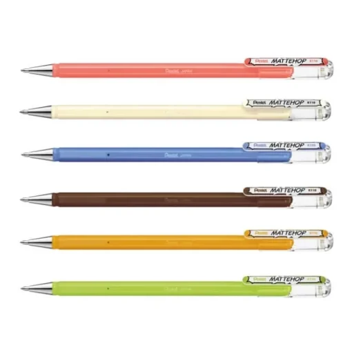 Bolígrafo de gel Amarillo Mattehop Pentel