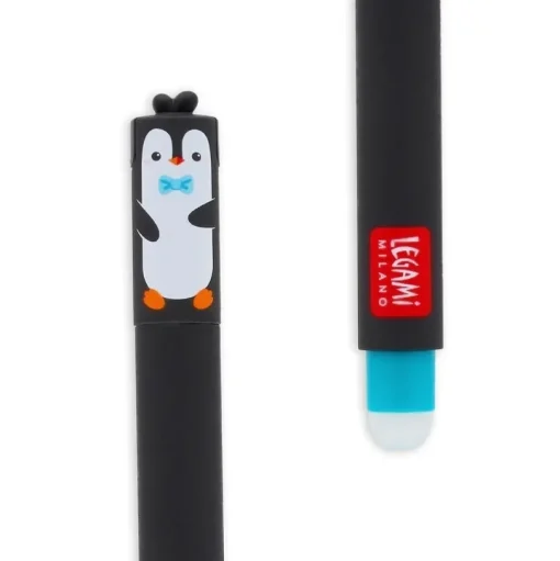 Bolígrafo de gel borrable Erasable Pen Penguin Legami