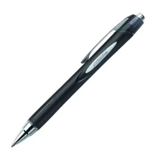 Bolígrafo Retráctil Jetstream Negro Uni-Ball 1mm