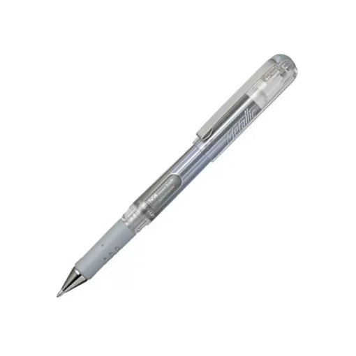 Bolígrafo de gel Plata Hybrid DX Pentel