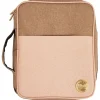 Bolso Crafter's Carry Pouch Taupe & Pink We R Memory Keepers