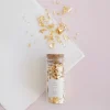 Botella de Cristal 3gr con Copos Gold Flakes Wax it Lora Bailora