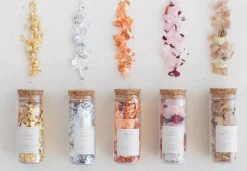 Botella de Cristal 3gr con Copos Gold Flakes Wax it Lora Bailora