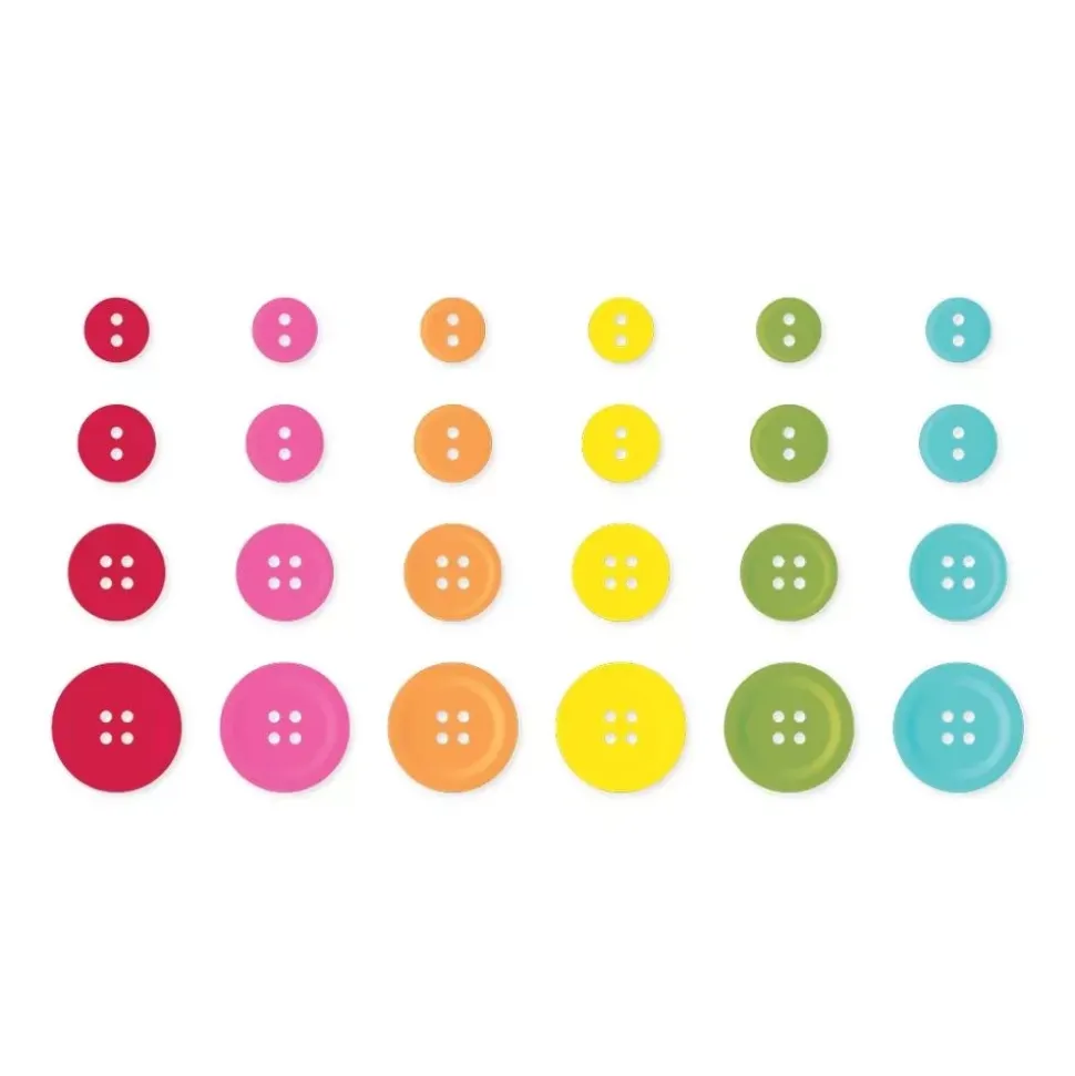 Botones Brights Color Vibe Simple Stories