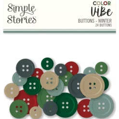 Botones Winter Color Vibe Simple Stories