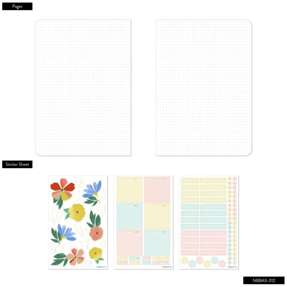 Bullet Journal Muted Meadow Happy Planner