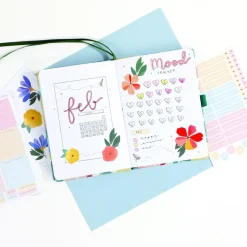 Bullet Journal Muted Meadow Happy Planner