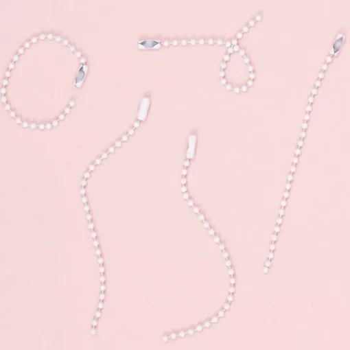 Cadenas de Bolas Blanco Craftelier 10cm