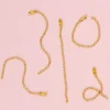 Cadenas de Bolas Gold Craftelier