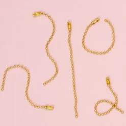 Cadenas de Bolas Gold Craftelier