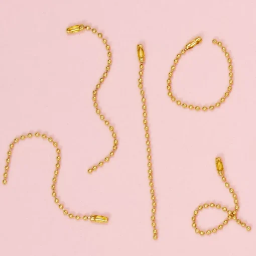 Cadenas de Bolas Gold Craftelier