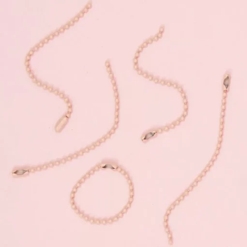 Cadenas de Bolas Rosa Bebé Craftelier
