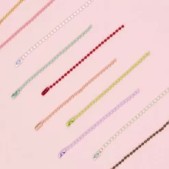 Cadenas de Bolas Rosa Chicle Craftelier