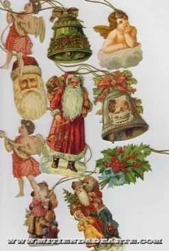 Caja Cromos alemanes Navidad caja metálica