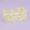Caja de almacenamiento plegable Grande Amarilla Craftelier