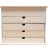 Caja de scrapbooking con cuatro cajones Dayka