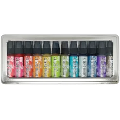 Caja metálica para guardar tintas Distress Spritz Tim Holtz Ranger
