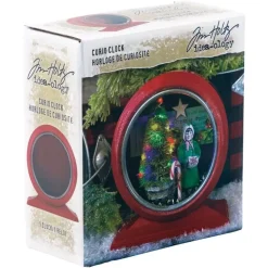 Carcasa de Reloj Rojo Idea-Ology Tim Holtz