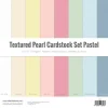 Cardstock Set Textura Perlada Pastel Craftelier 30x30cm
