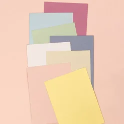 Cardstock Set Textura Perlada Pastel Craftelier 15x20cm