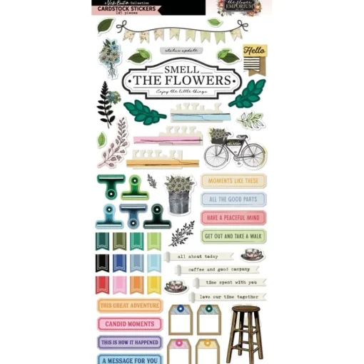 Cardstock stickers The Flower Emporium 49 and Market